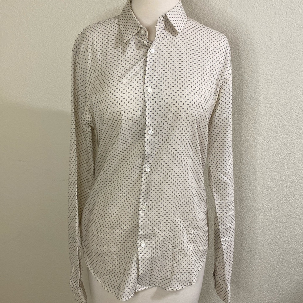 SANDRO Paris Mini floral button down‎ dress Shirt